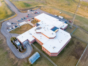 Government roofing project in Mount Vernon, Ohio — Duro-Last Overlay