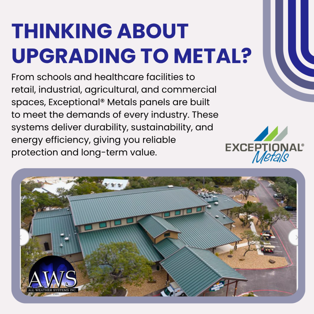 EXCEPTIONAL Metals roofing installed on a Toledo commercial facility