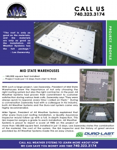 Duro-Last Roofing Project